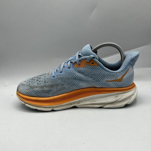 Hoka One One Clifton 9 Women Size 7.5 Blue Running Shoes Sneakers B1127896 ABIW - Picture 5 of 13